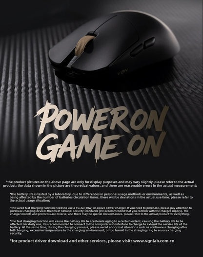 Mouse gaming esports VGN Dragonfly F2 ProMax/Ultra 42000DPI 0.125ms per CS:GO, latenza cablata/wireless Dual 8K, 3 modalità, PAW3395/3950