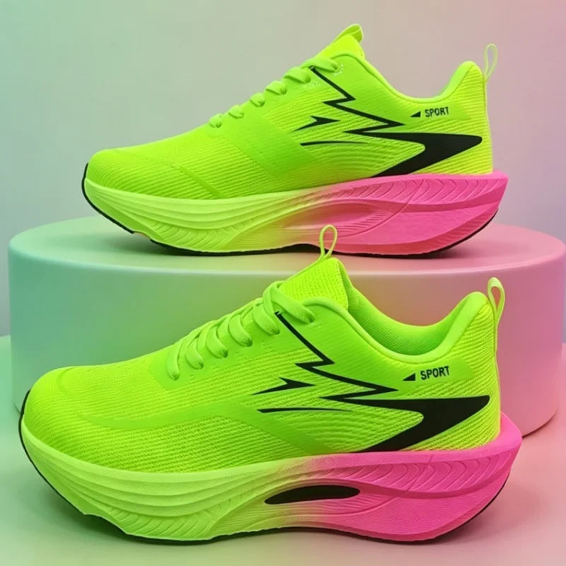 Scarpe sportive da running da uomo per maratona, con cuscino d’aria, traspiranti, leggere e confortevoli, sneakers atletiche outdoor da donna per jogging e tenis