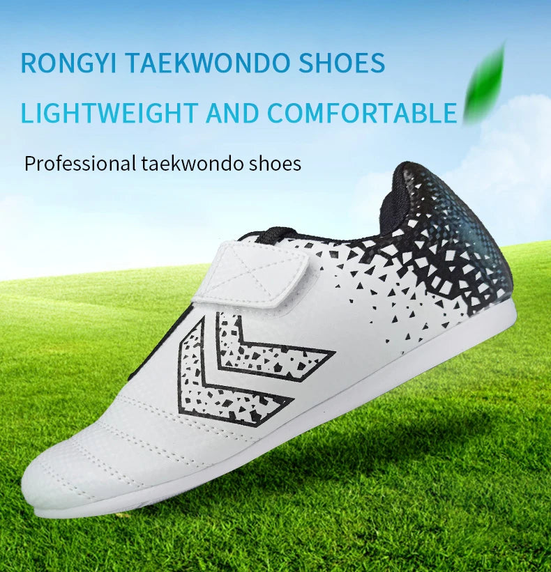 Taekwondo Shoes Breathable Wear-Resistant Kickboxing Kung Fu Professional Taekwondo Martial Arts Sneaker Shoes Kids to Adult