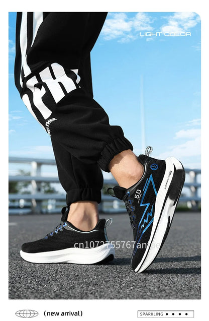 Scarpe da running da uomo con piastra in carbonio, leggere, ultra ammortizzate, traspiranti, da maratona, con assorbimento degli urti e supporto, sneaker sportiva comoda da donna