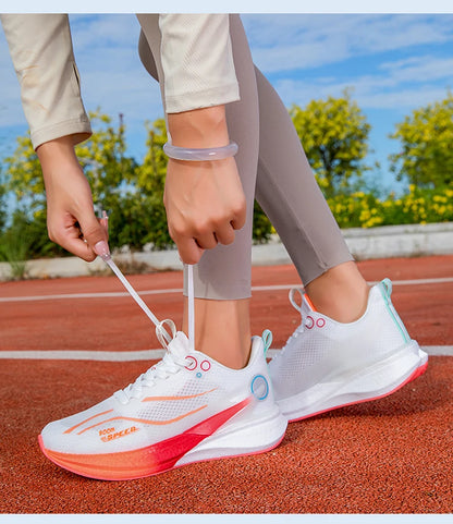 2025 Men's and Women's Professional Carbon Plate Marathon Running Shoes Shock Absorption Ultra-light Stable Support Sports Shoes