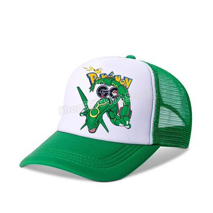 Pokemons Baseball Cap Pikachu Charizard Gengar cartoon Peaked Hat Kid Adult Summer Outdoor Sport Hat Boy Casual Fashion Cap Gift