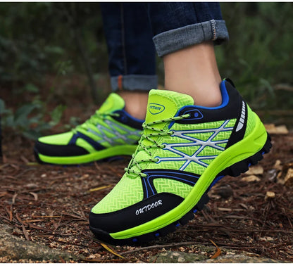 Marken-Wanderschuhe für Herren, atmungsaktive Mesh-Reiseschuhe, wasserdichte Outdoor-Schuhe für Jagd und Angeln, Berg-, Offroad-, Reit- und Sportschuhe