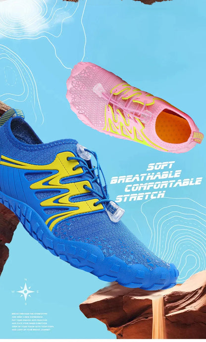 Unisex Wading Shoes Quick-Dry Aqua Shoes Drainage Water Shoes Beach Sports Swim Sandals Yoga Barefoot Diving Surfing Sneakers