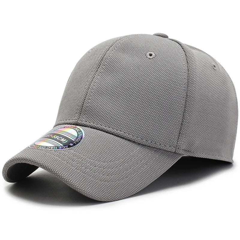 Fitted Full Closed Baseball Cap Men Women Elasticity Hip Hop Caps Hats Fit Visor Snapback Blank Solid Outdoor Sport New Stretch