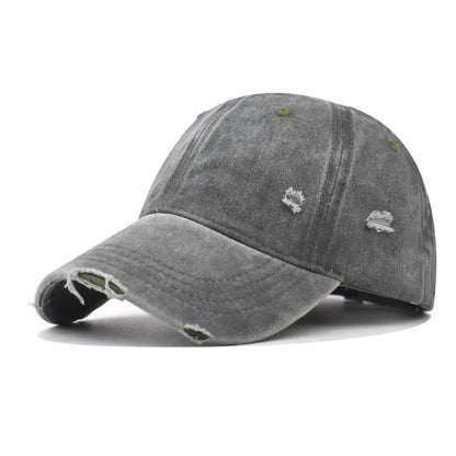 Distressed Baseball Cap Dad Hats for Men Women Vintage Washed Cotton soft crown Hat Adjustable Low Profile Unisex Style Headwear