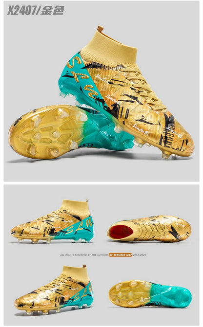 Botas de fútbol profesionales para hombre, zapatillas de fútbol Society, tacos de fútbol FG ultraligeros para entrenamiento, calzado deportivo de fútbol para exterior