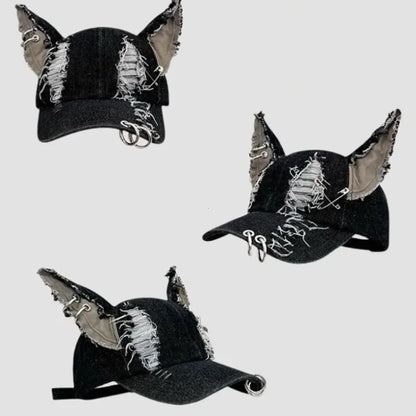 2025  Hip Hop Baseball Cap - Trendy Graffiti Jeans Style Cowboy Hat for Women/Men, Party & Team Unisex Fashion Accessory