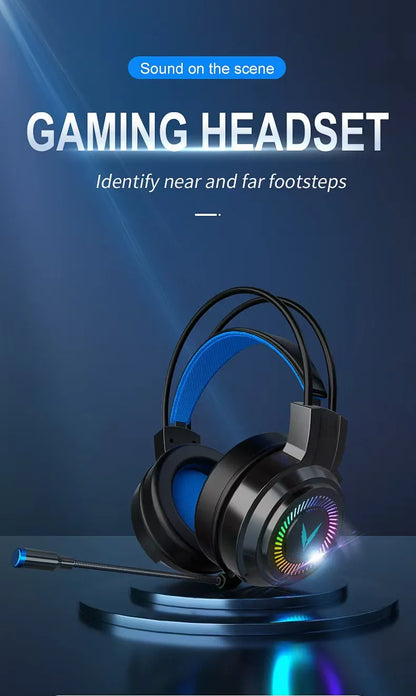 G58 Gaming Headset Wired 7.1 Channel PUBG Headset for Computer Laptop
