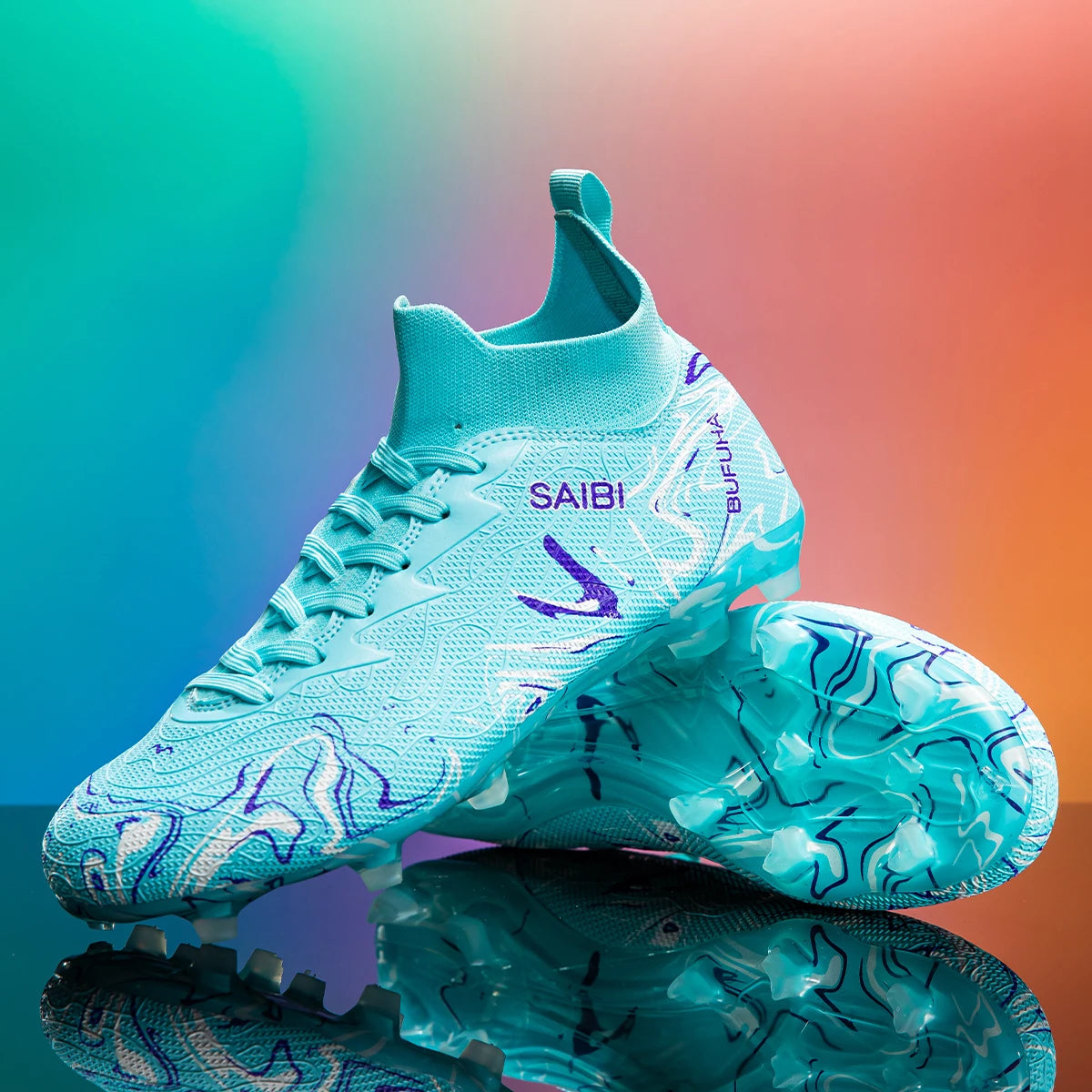 Professionelle, atmungsaktive Fußballschuhe FG mit langen Stollen – strapazierfähige und rutschfeste Sportschuhe, unverzichtbar für Fans