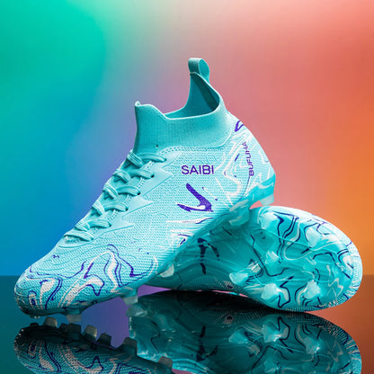 Professionelle, atmungsaktive Fußballschuhe FG mit langen Stollen – strapazierfähige und rutschfeste Sportschuhe, unverzichtbar für Fans