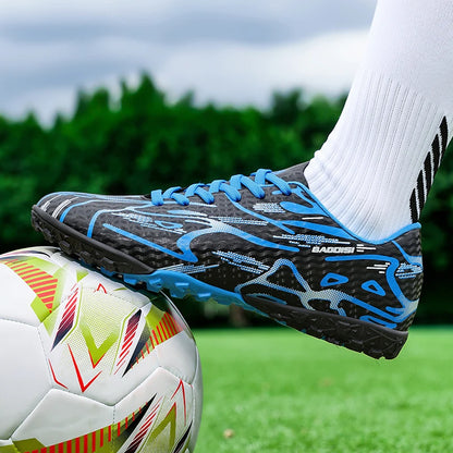 Nouveaux hommes chaussures de Football Sport formation bottes de Football doux ultraléger respirant professionnel baskets unisexe herbe crampons Match
