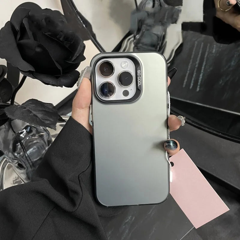 COD Call Of Duty G-Ghost Phone Case For iPhone 16,15,14,13,12,11,Mini,Pro,SE,MAX Gray Matte Silicone Black Cover