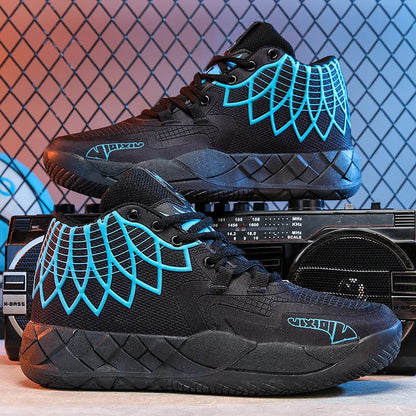 Youth Basketball Shoes for Actual Combat, Outdoor Comfortable Cushioning, Wear-Resistant, Fashionable, Breathable, High Quality