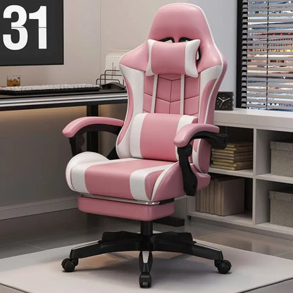 Sedia gaming ergonomica per home office, lunghe sessioni e streamer, regolabile, reclinabile, leggera e resistente