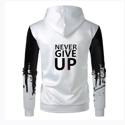 Neuer modischer Hoodie mit 3D-Tierprint für Herren und Damen, personalisiertes Design, Sweatshirt mit Schnee- und Doppelwolf-Motiv, Harajuku Oversized Hoodie