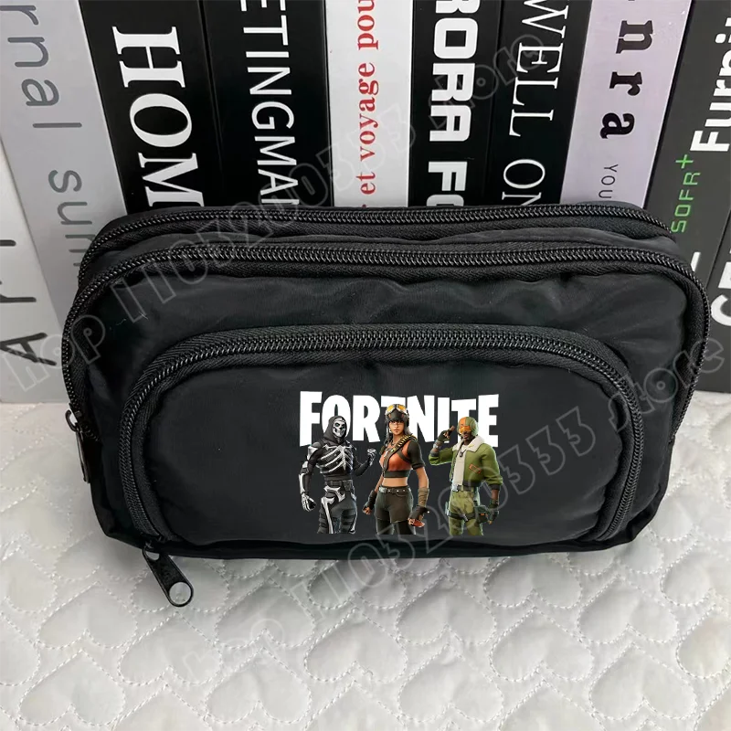 Astuccio portapenne Fortnite con motivo creativo del gioco, borsa contenitore Harajuku per ragazzi e ragazze, articoli per il ritorno a scuola, regali di compleanno e per feste