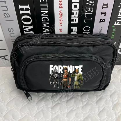 Astuccio portapenne Fortnite con motivo creativo del gioco, borsa contenitore Harajuku per ragazzi e ragazze, articoli per il ritorno a scuola, regali di compleanno e per feste