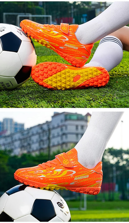 Chaussures de football pour enfants, garçons et filles, crampons d'entraînement, chaussures de football pour jeunes, chaussures de football pour petits/grands, chaussures de football professionnelles pour l'extérieur