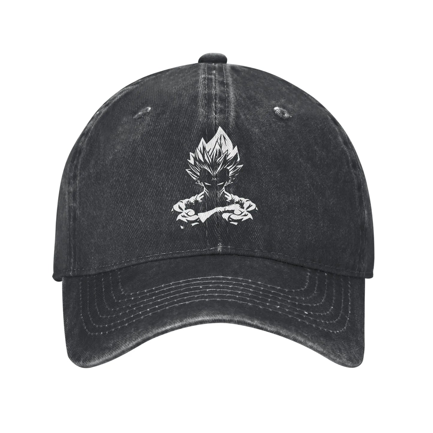 Produit gaming premium Fraquane, Dragon Ball Z Goku DBZ Unisex Style Baseball Caps Saiyan Distressed Denim Hats Cap Retro Workouts Unstructured Soft Snapback Cap