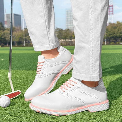 Ladies' Professional Golf Shoes, Fashionable Casual Walking Shoes, Outdoor Fitness Non-Slip Comfortable Golf Sports Shoes