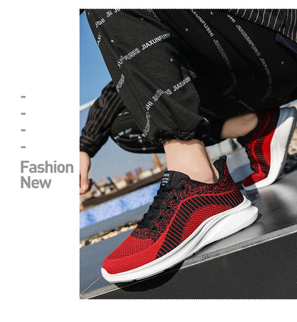 Leather Men's Sneakers Trendy Casual Italian Breathable Leisure Male Sneakers Non-Slip Footwear Men Vulcanized Shoes