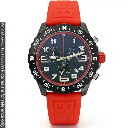 45mm luxury men's watch, made of 904L steel, Quartz movement-b