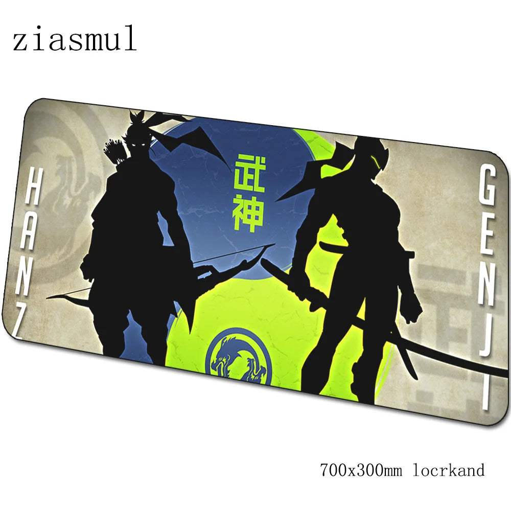 Alfombrilla de ratón Overwatch de dibujos animados para ordenador, 700x300x3mm, alfombrilla gaming grande Indie Pop para teclado, juegos de PC y escritorio gamer