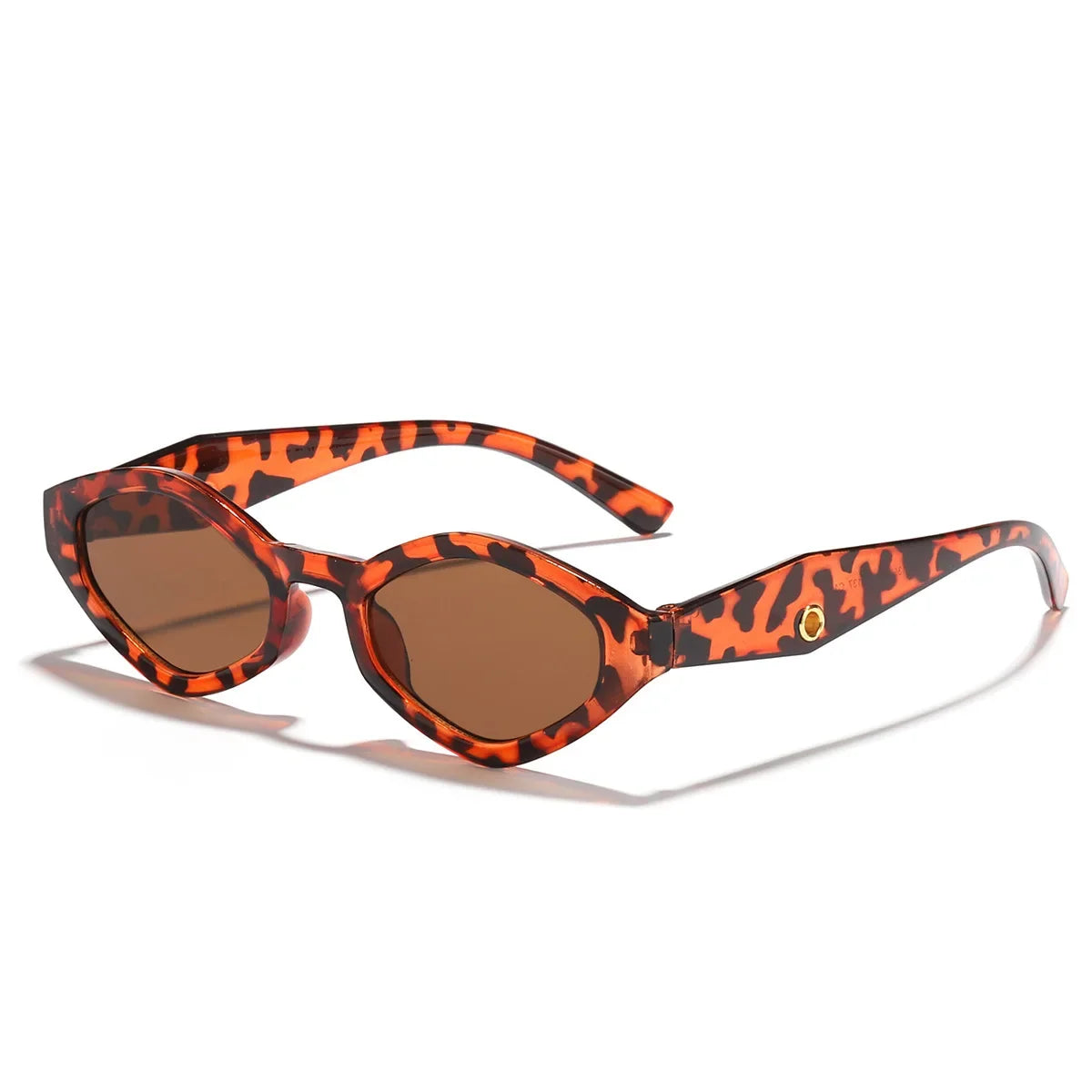 European and American Versatile Irregular Small Frame Sunglasses Fashionable and Trendy UV Resistant Street Photography Glasses