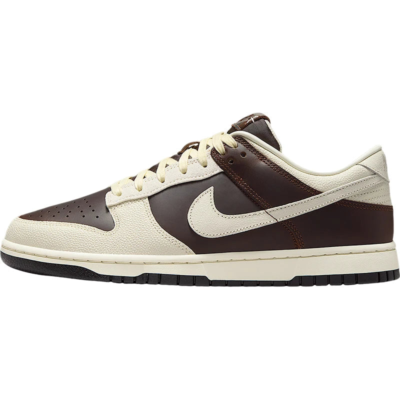 Nike Authentic Dunk Low Herren-Sneaker aus strapazierfähigem klassischem Leder, atmungsaktiv, IH7333-200