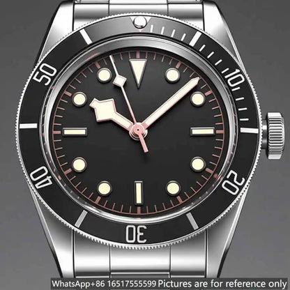 40mm luxury men's watch, made of 904L steel, automatic movement--t