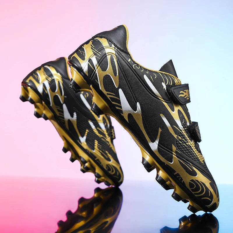 Nouvelles chaussures de football pour enfants et étudiants, ultralégères, pour jeunes garçons, chaussures de football professionnelles, crampons antidérapants, chaussures d'entraînement sur gazon