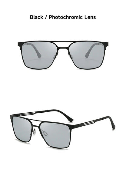 New Photochromic Polarized Sunglasses Man High Quality UV400 Sun Glasses Outdoor Driving Fishing Pilot Eyewear
