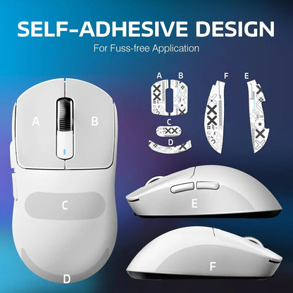 Mouse gaming wireless leggero ATTACK SHARK X3, 49g, tri-mode, sensore PAW3395 da 26K DPI, autonomia di 200h, 5 pulsanti programmabili
