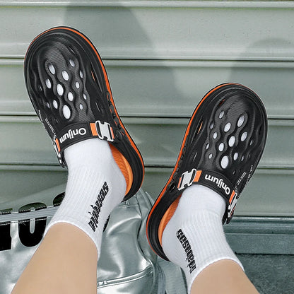 Sabots de plage d'été pour hommes, sandales d'extérieur, pantoufles confortables, tongs EVA pour hommes, chaussures de jardin décontractées, pantoufles de plage pour hommes et femmes