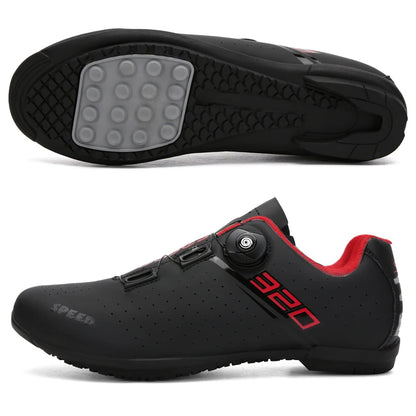 Neue Fahrradschuhe für Herren, selbstverriegelnde Rennrad-Sportschuhe, lockless Trainingsschuhe, SPD-Cleats-Fahrradschuhe für Damen