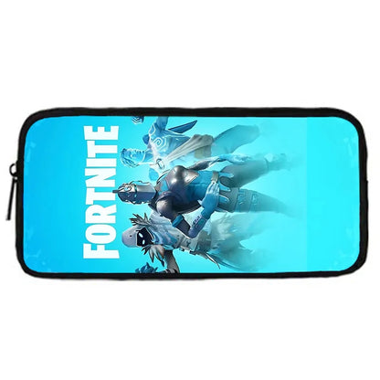 Børnerygsæk med populært spildesign, madtaske og penalhus, skoletaske med stor kapacitet til drenge og piger, perfekt gave F-FortniteS