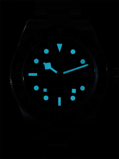 San Martin 39mm NH34 GMT Men's Luxury Watch Bidirectional Aluminum Bezel Automatic Mechanical Sapphire 100M Waterproof SN0109