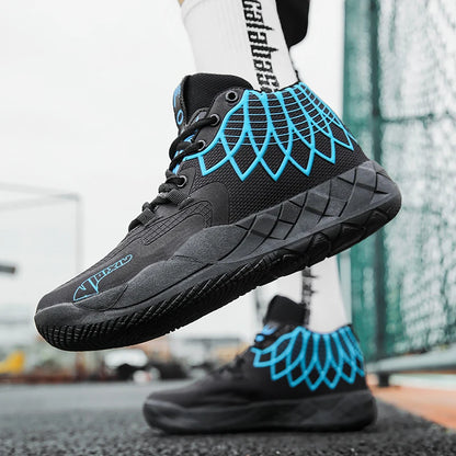 Youth Basketball Shoes for Actual Combat, Outdoor Comfortable Cushioning, Wear-Resistant, Fashionable, Breathable, High Quality