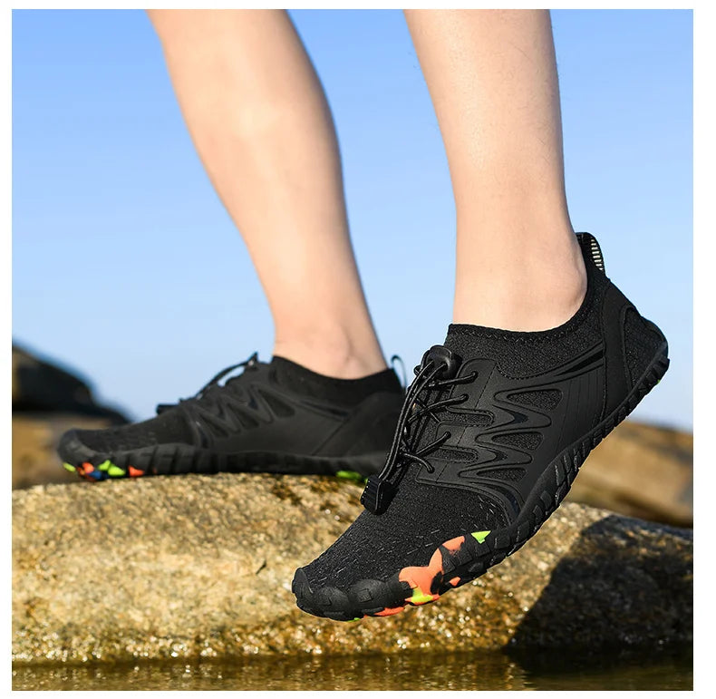 Unisex Wading Shoes Quick-Dry Aqua Shoes Drainage Water Shoes Beach Sports Swim Sandals Yoga Barefoot Diving Surfing Sneakers