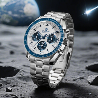 Watchdives New Wd1863 Quarz-Herrenuhr VK63 Chronograph Bubble-Saphirglas Wasserdicht 39Mm Stahl Top-Marke Luxus-Business-Uhr