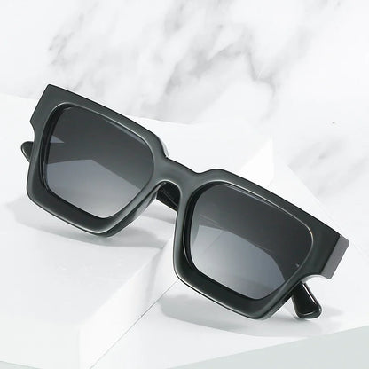 Fashion Square Sunglasses Woman Brand Designer Vintage Sun Glasses Female Fashion Retro Gradient Big Frame Oculos De Sol
