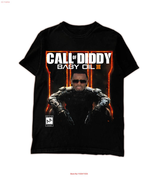 Call of Diddy Party Brainrot Sigma T-shirt med lange eller korte ærmer