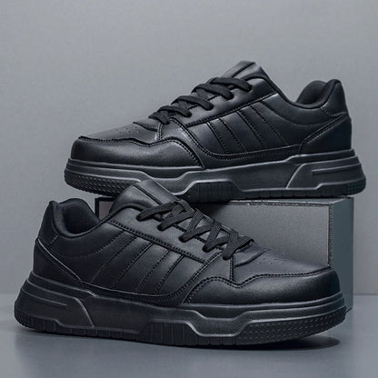 Plus Big Size 50 51 52 Men's Leather Sneakers Casual Sports Shoes Flat Skateboard Shoes Hot Sale for Dropshipping