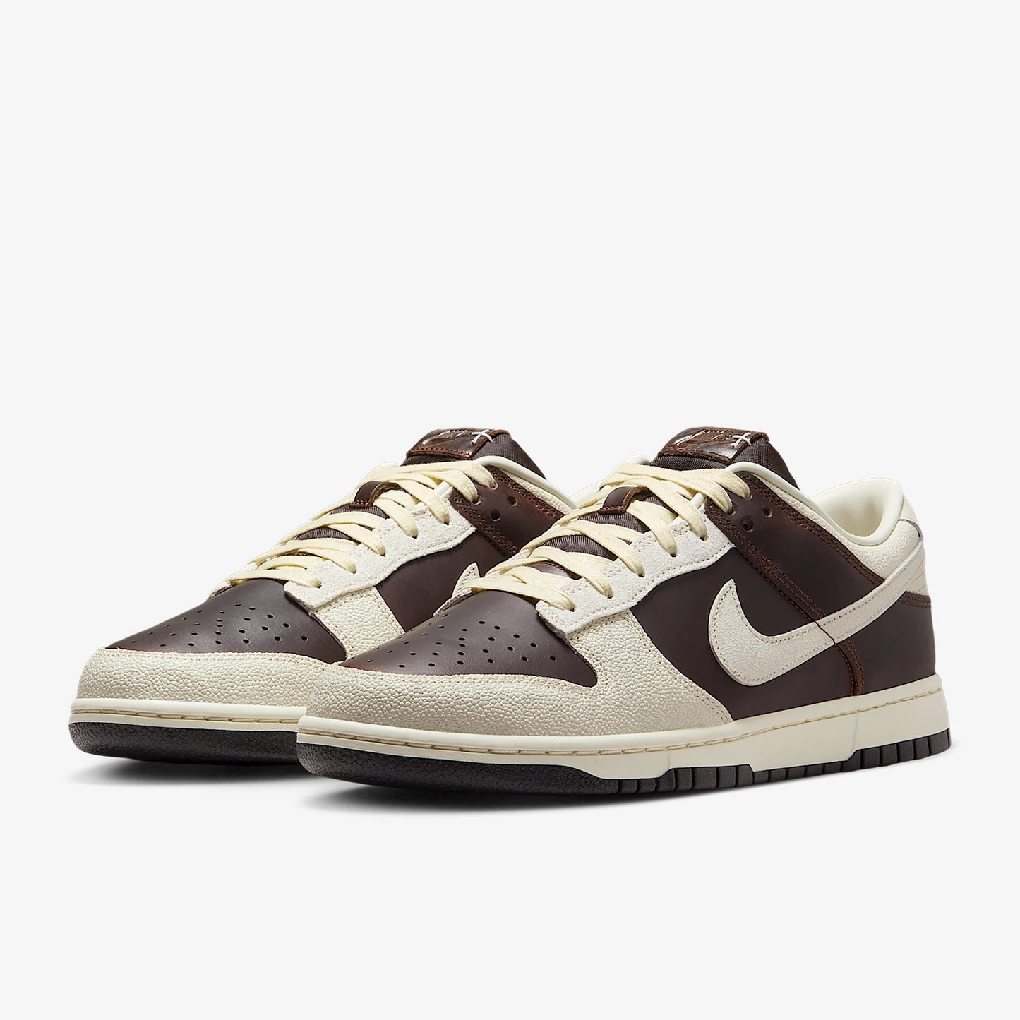 Nike Authentic Dunk Low Herren-Sneaker aus strapazierfähigem klassischem Leder, atmungsaktiv, IH7333-200