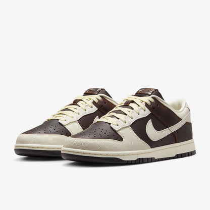 Nike Authentic Dunk Low Herren-Sneaker aus strapazierfähigem klassischem Leder, atmungsaktiv, IH7333-200