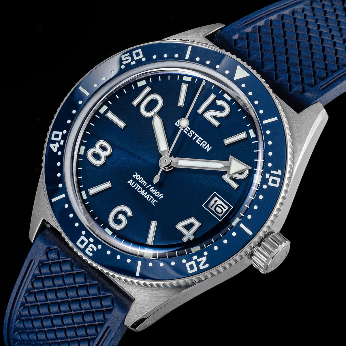 Sugess Diving Watch for Men Automatic Mechanical Wristwatches 20ATM Waterproof Sapphire NH35A Movement BGW9 Luminous New S434-2