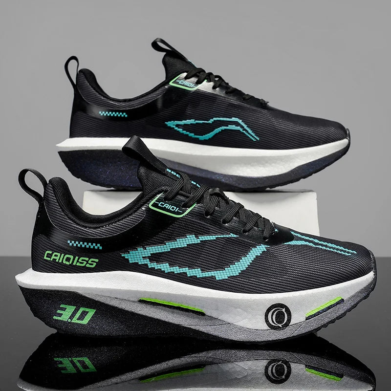Scarpe da running con piastra in carbonio per maratona, uomo e donna, sportive, traspiranti, leggere, comode, da atletica e outdoor