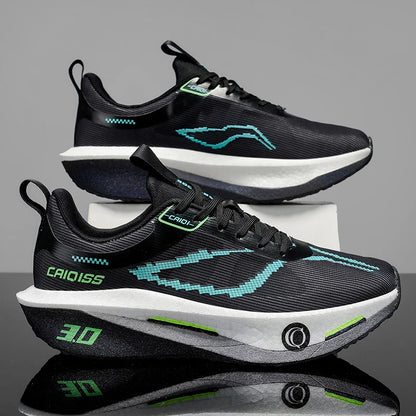Scarpe da running con piastra in carbonio per maratona, uomo e donna, sportive, traspiranti, leggere, comode, da atletica e outdoor