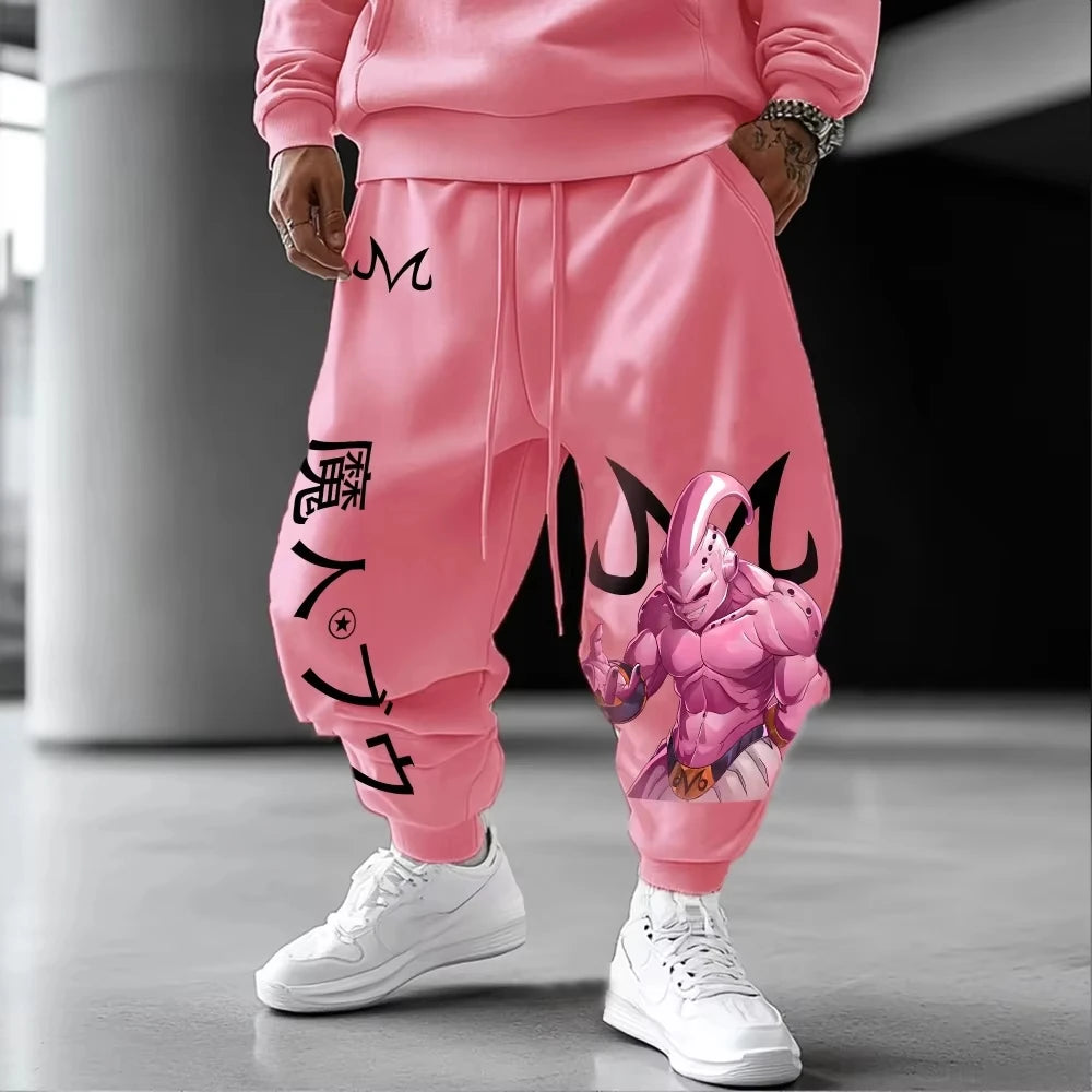 Pantaloni da uomo Dragon Ball Sportswear Broly primavera, autunno e inverno, anime giapponese, jogger Y2K Harajuku in cotone